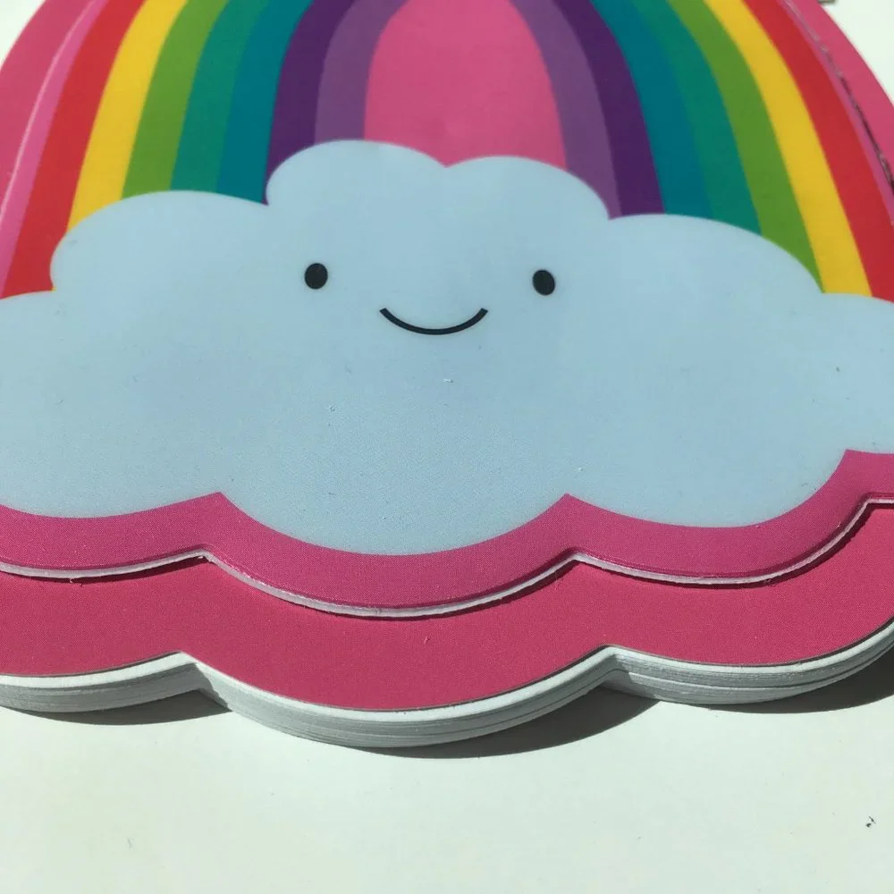 Unicorn Rainbow Puffy Notebook